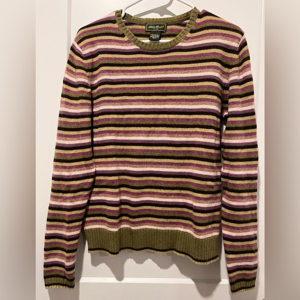 Eddie Bauer Multicolor Striped Sweater